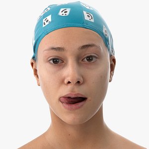 3D head human scan model