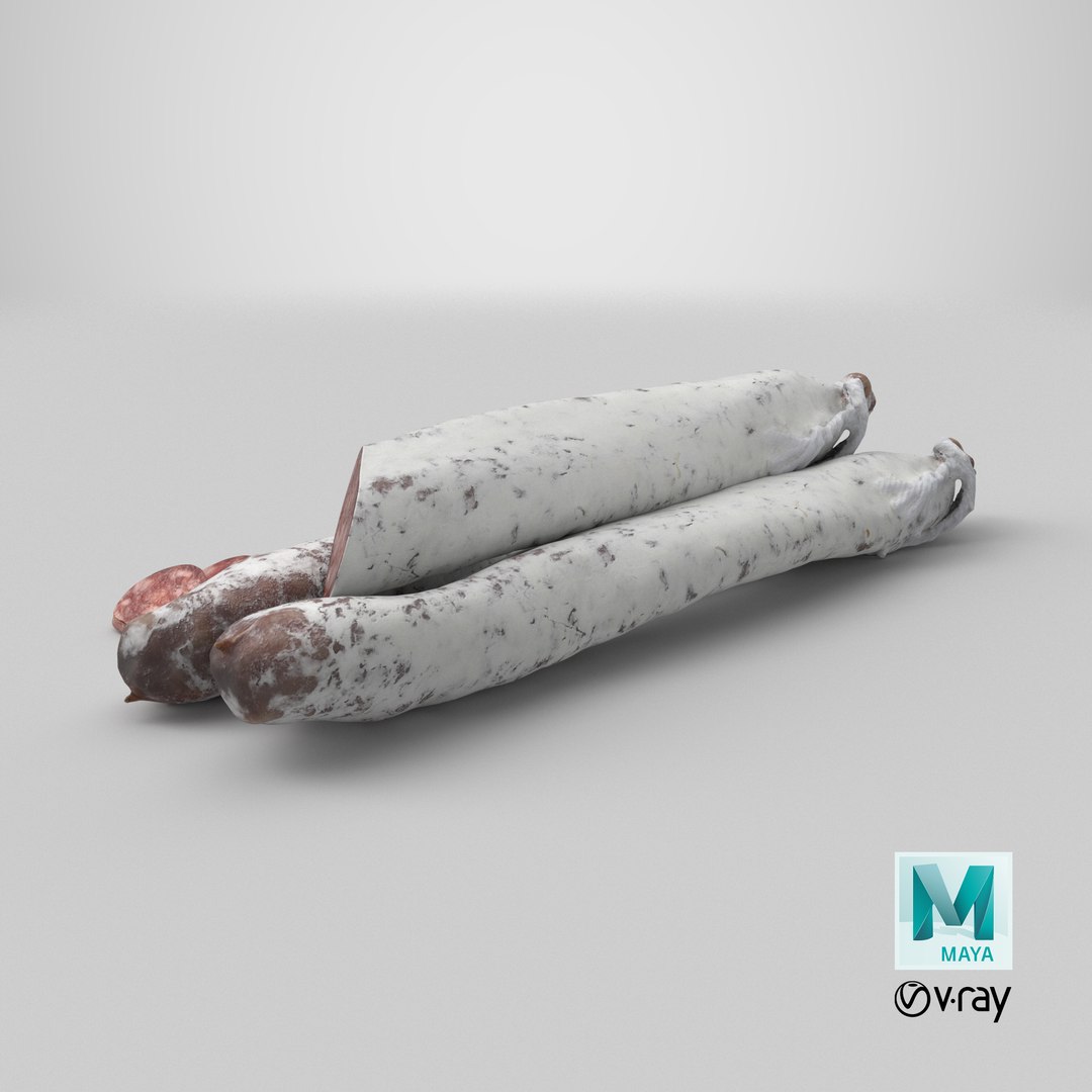 Dried sausage long whole and slices 01 3D model https://p.turbosquid.com/ts-thumb/Ut/k28mqC/my/stemcell_maya_vray_render/png/1766181547/1920x1080/fit_q87/04c7c7a4e900272659a3b454b8c25e19667f8b6e/stemcell_maya_vray_render.jpg