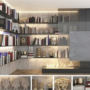 Wardrobe with decor