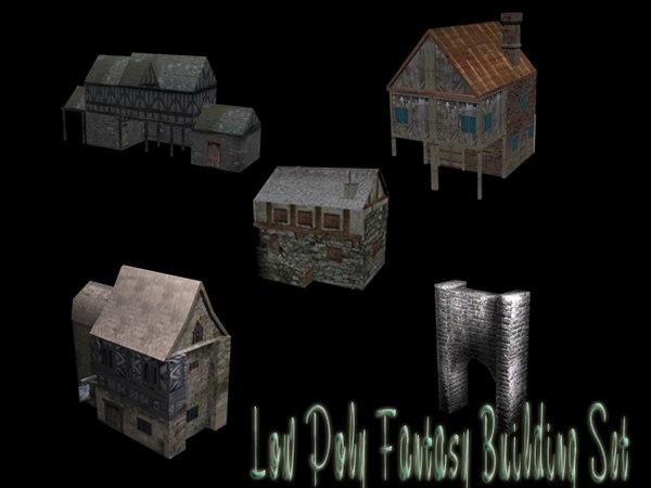 free building set s 3d model