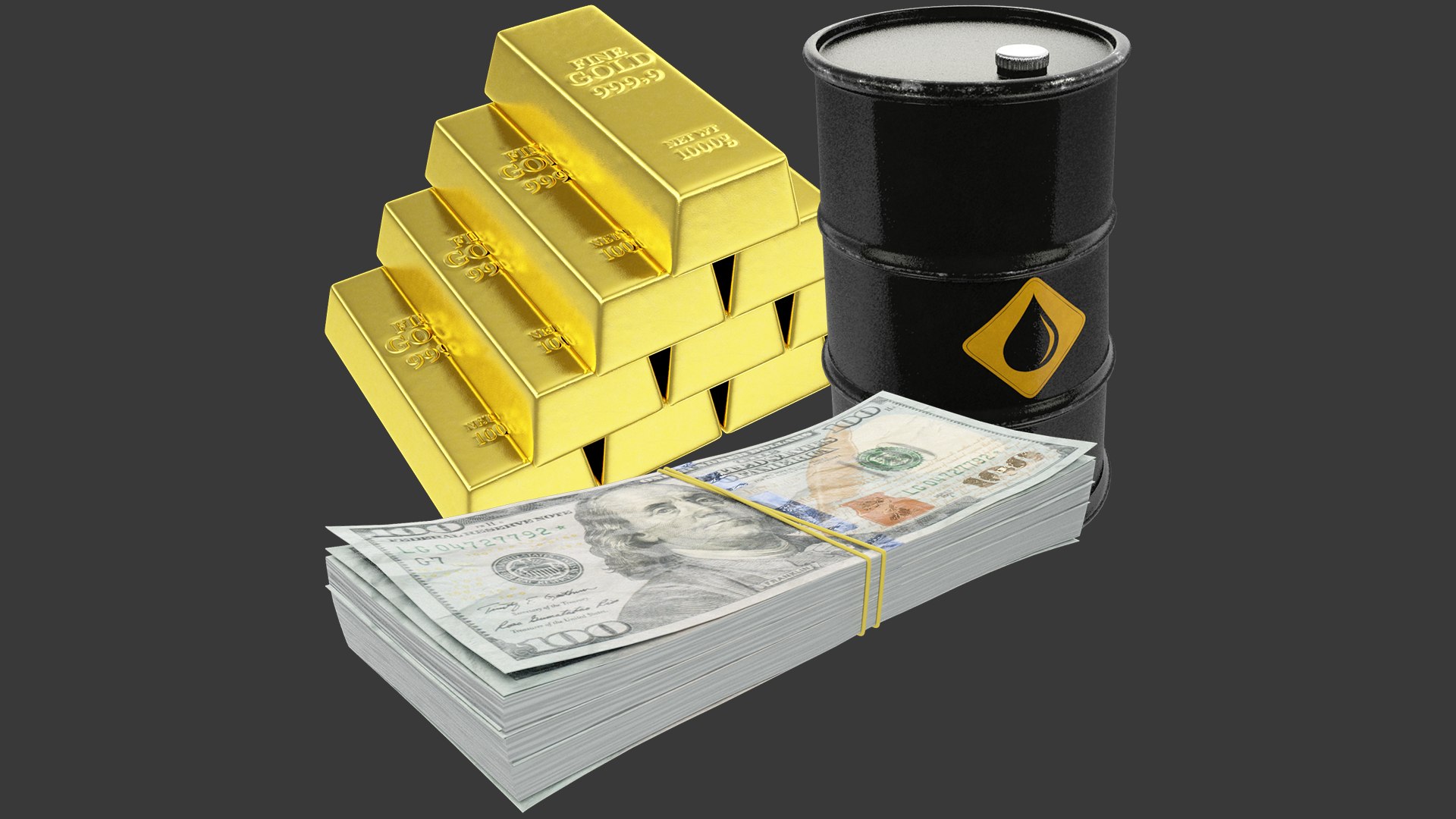 dollars banknotes bars oil barrel 3D model https://p.turbosquid.com/ts-thumb/Ut/o8Fdv2/Bwtwndfe/003/png/1605191035/1920x1080/fit_q87/797b90789ec572ae79c53cbfce7a23e5b71926d6/003.jpg