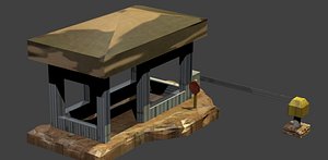free guard house 3d model