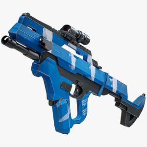 Sci-Fi SMG Gun PBR
