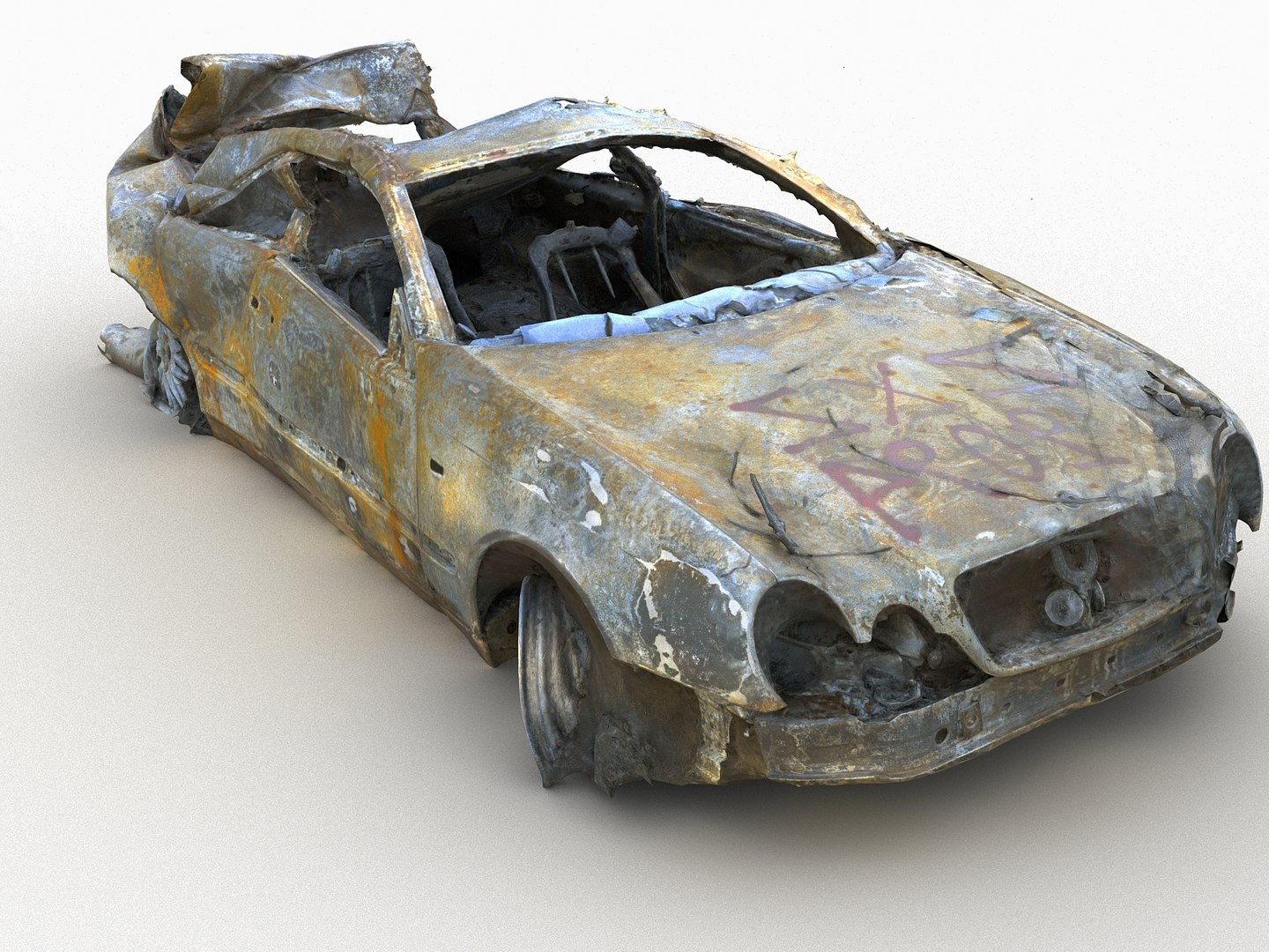 Car Wreck Pack 3D Model - TurboSquid 1317239