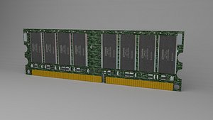 computer ram 3D model