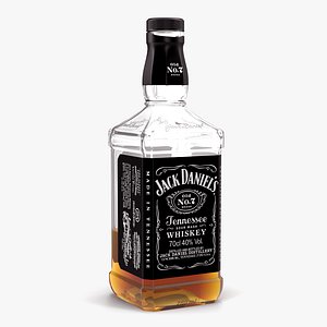 Jack Daniels Bottle Half Full