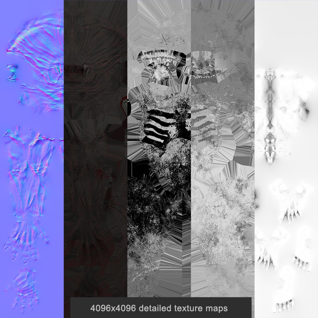 3D real-time monster creature https://p.turbosquid.com/ts-thumb/Ut/xWuXqI/ssSLW3T6/textures/jpg/1496402368/1920x1080/fit_q87/8a4c9966eb580852a4c63ce536efa43d6d264af0/textures.jpg