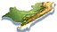 Peru Piruw Terrain Map