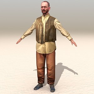 3ds max arab afghani casual
