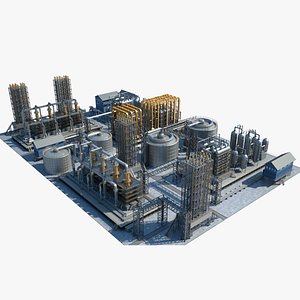 3D model industrial area 13