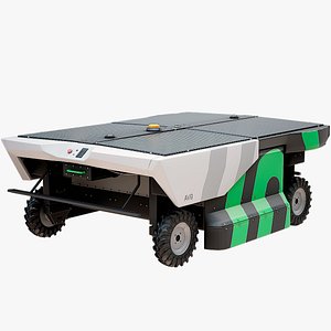 AVO Autonomous Weeding Robot PBR 3D