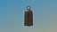 3D model low-poly bell