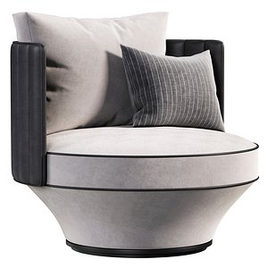 3D PARADISE BIRD Fabric armchair