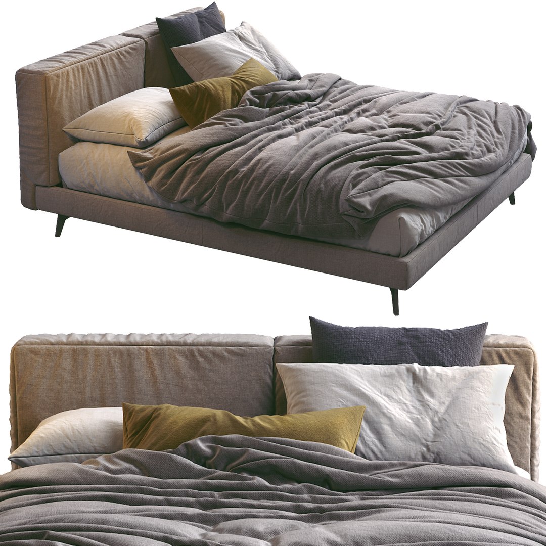 Ditre italia bed 3D model - TurboSquid 1637131