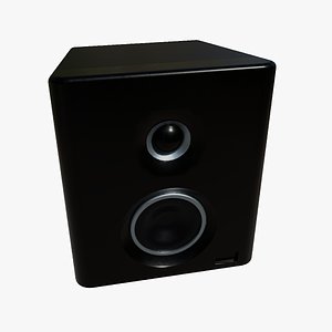3D Mid-Poly Desktop Speaker