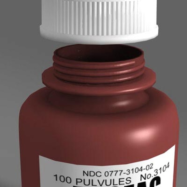 rx bottle 3d model