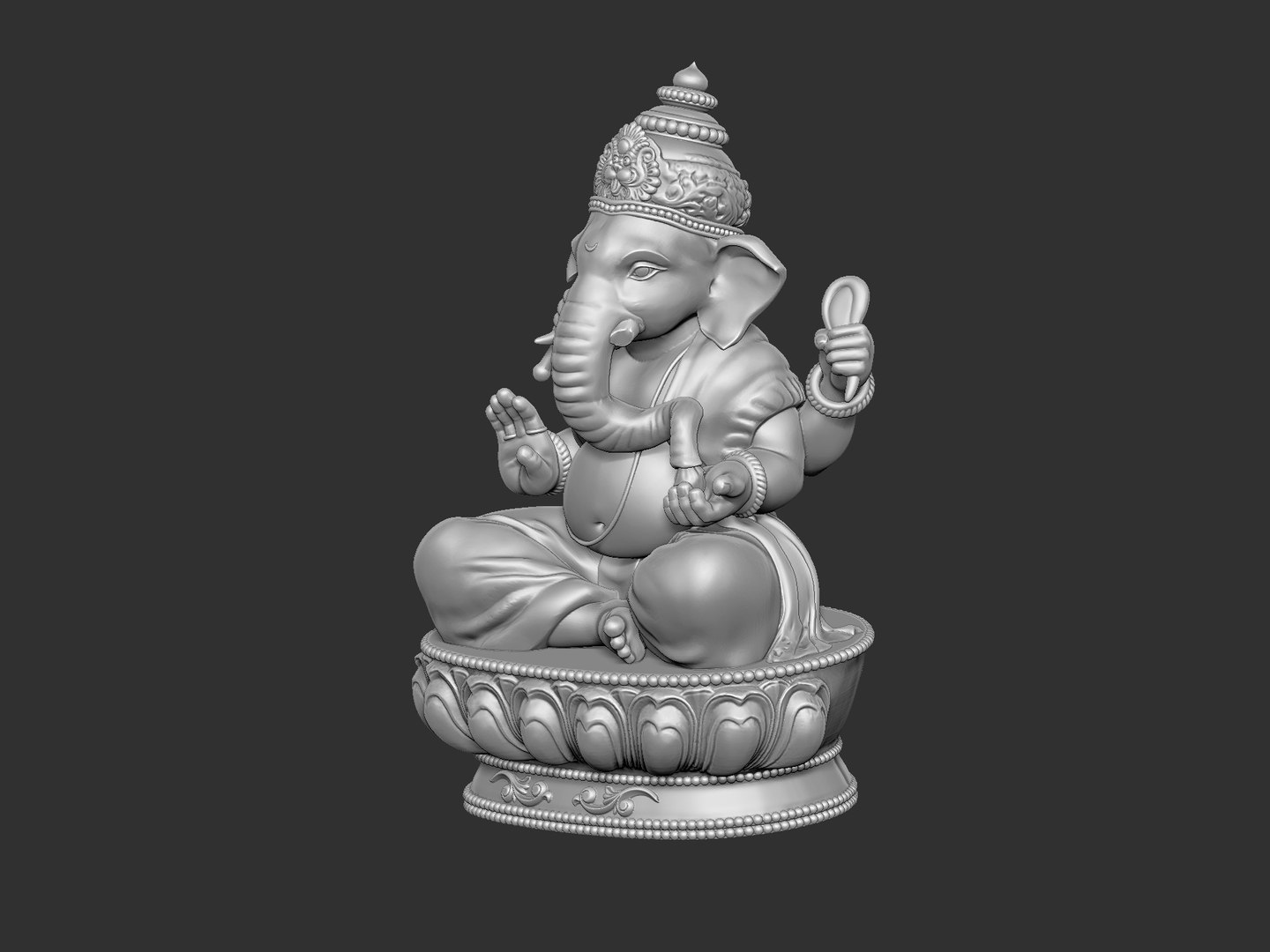 3D Ganesha Model - TurboSquid 1821699