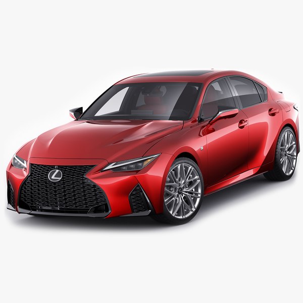 3D Lexus IS500 F-Sport Performance 2022 model