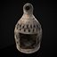 Rzeźbiona ceramiczna latarnia