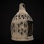 Rzeźbiona ceramiczna latarnia