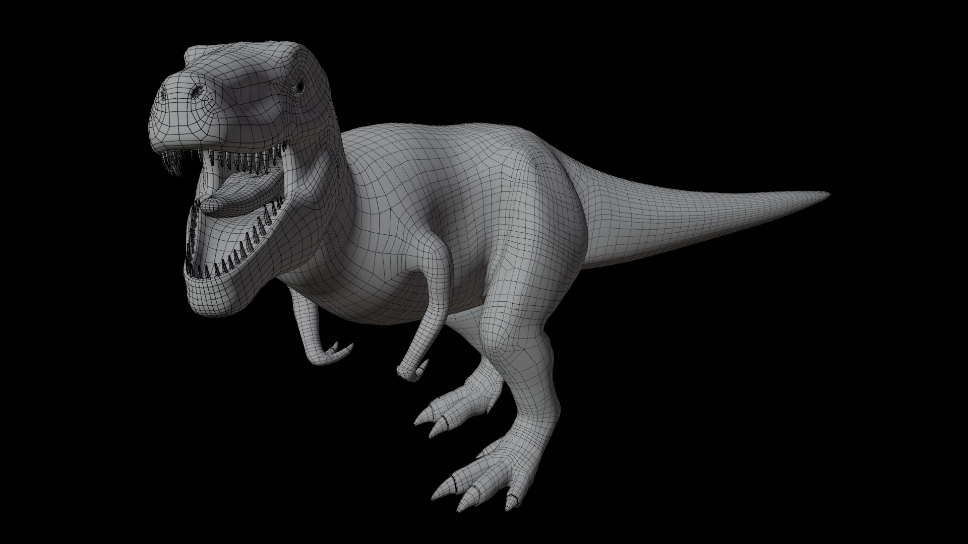 3D Tyrannosaurus Rex Animated Rigged - TurboSquid 2174681