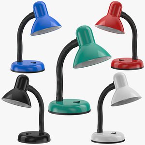 3D Desk Lamp Collection model