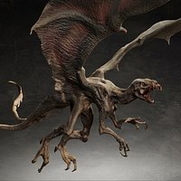 Harpy Bat Creature