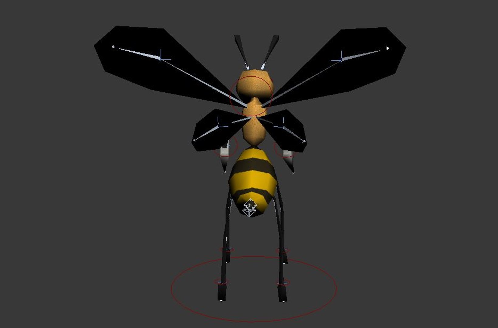 Bee Rigged Model - TurboSquid 1213517