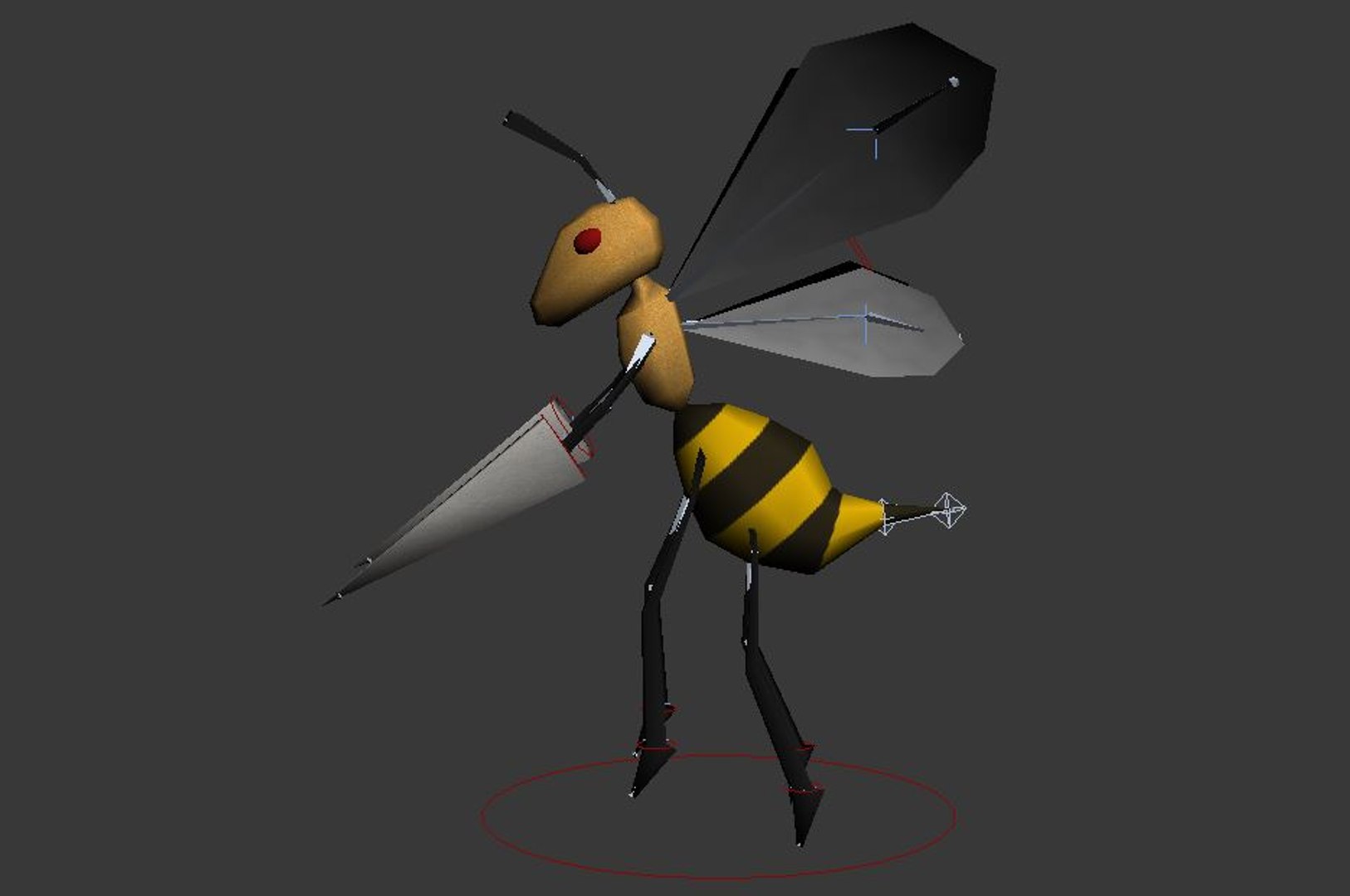 Bee Rigged Model - TurboSquid 1213517