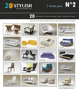 3d 20 furniture pack