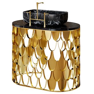 3D model KOI SINGLE WASHBASIN by Brabbu