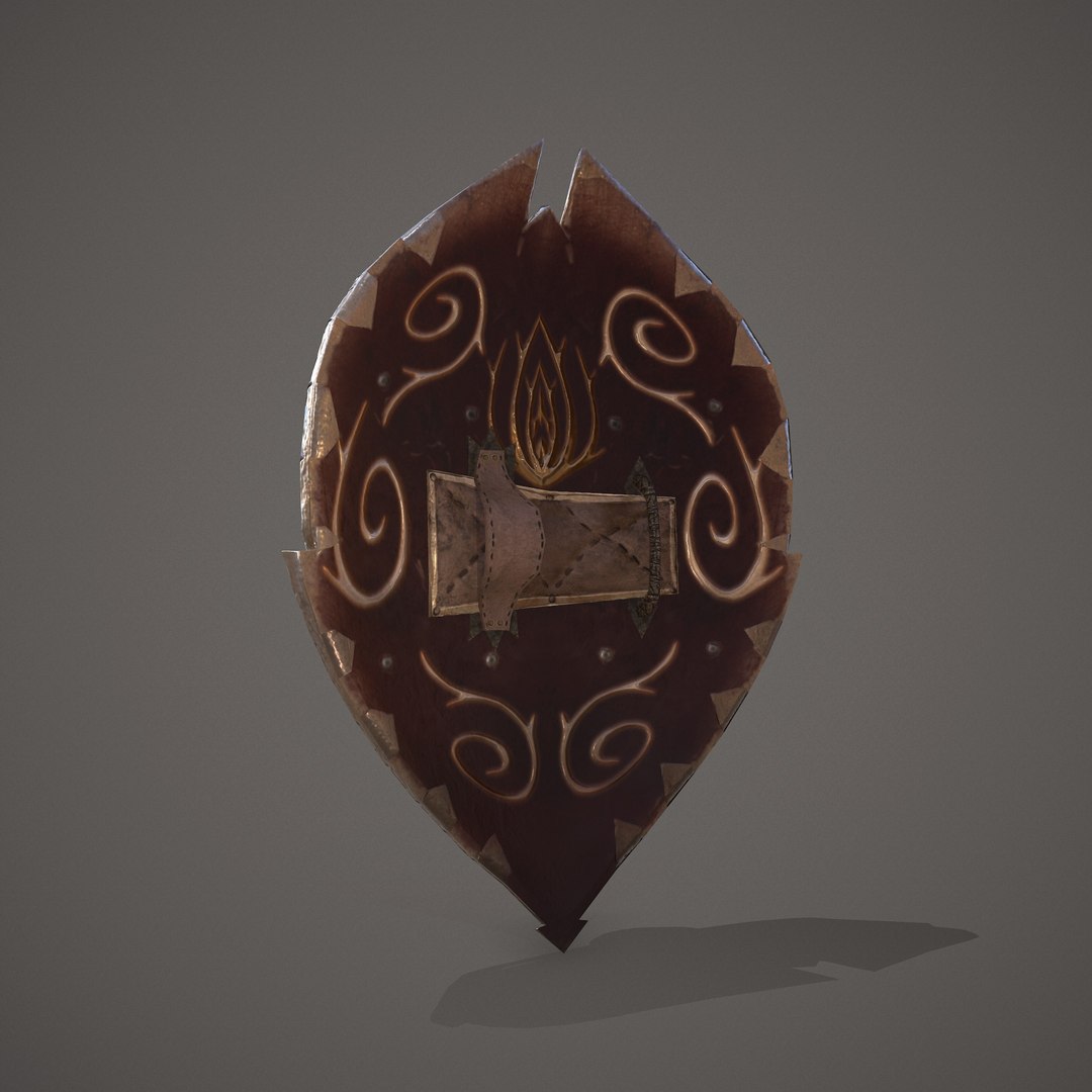 3D Elves Shield Games Model - TurboSquid 1392781
