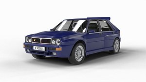 Lancia Delta HF Integrale Evoluzione 1 1991 3D model