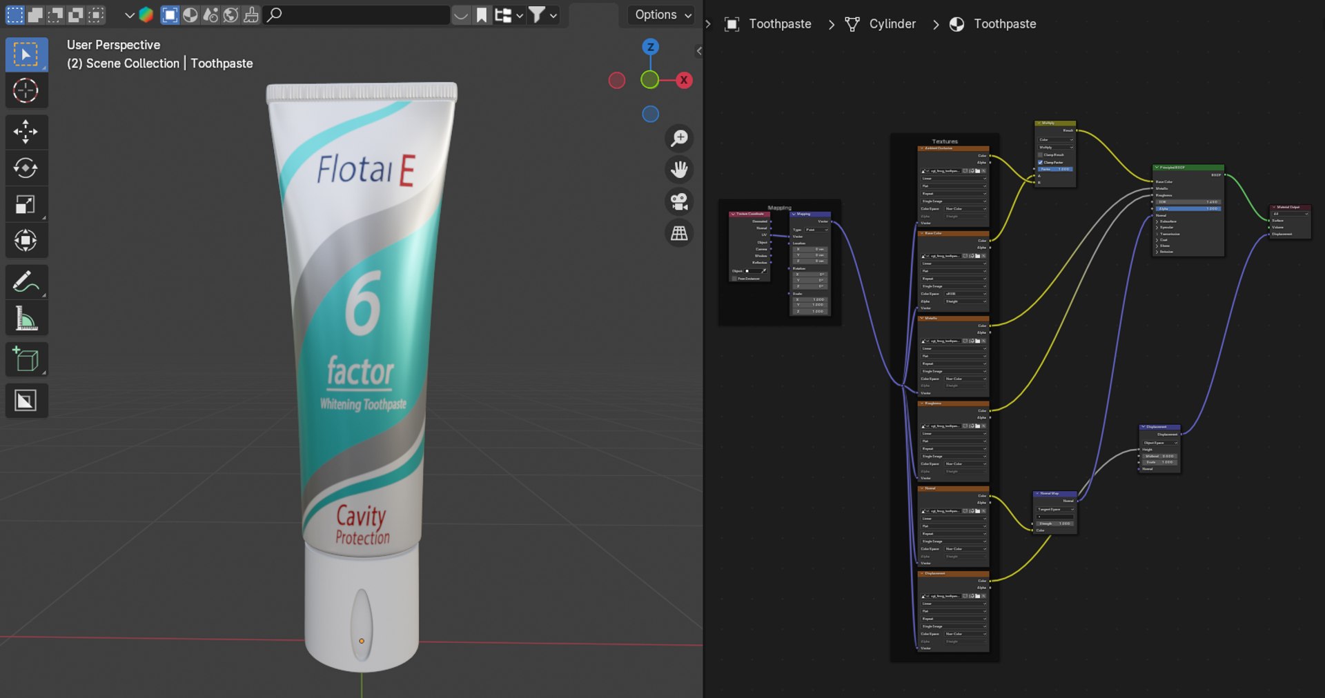 3D Model Toothpaste 3d Product - TurboSquid 2307723