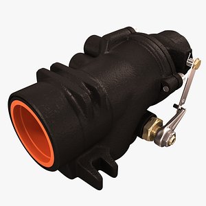 valve emergency shut-off 3d model