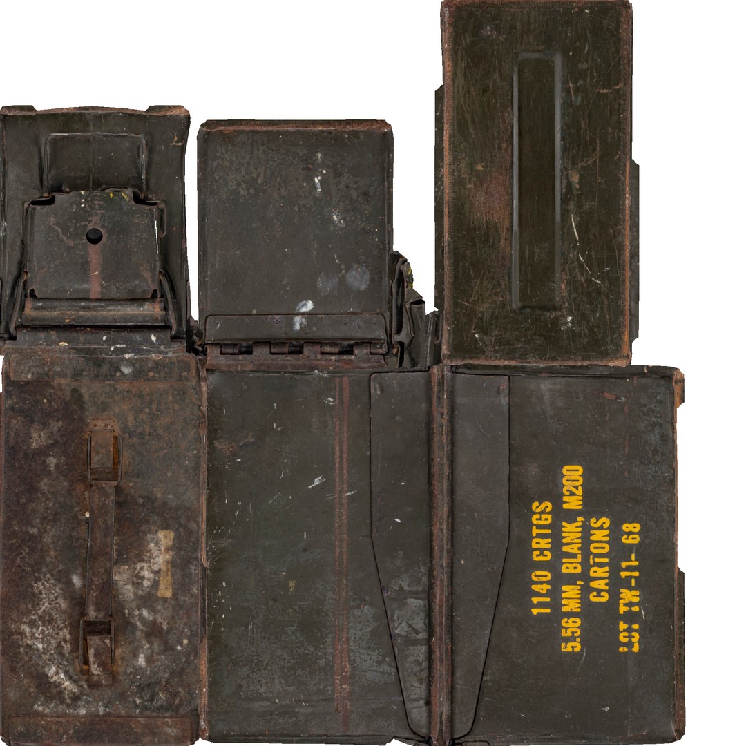 3D Ammo Box Model - TurboSquid 2522257