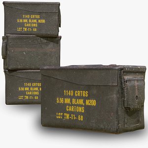 3D Ammo Box model