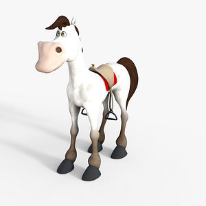 3D model Cartoon Horse Rigged