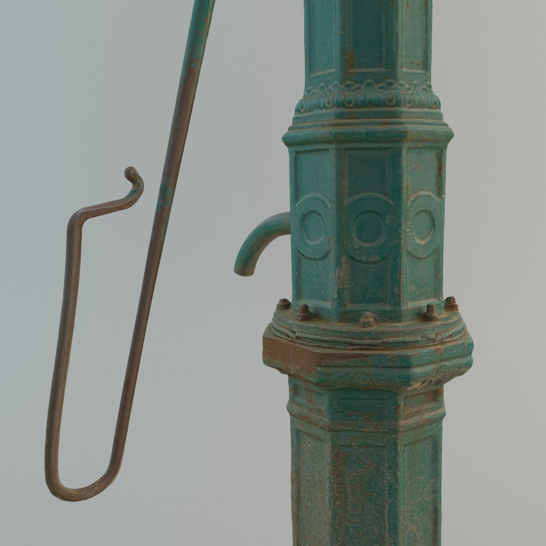 3d Scanned Water Pump Model
