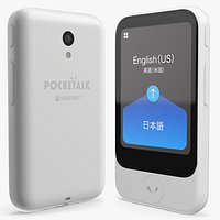 Pocketalk Model S Voice Translator Device White