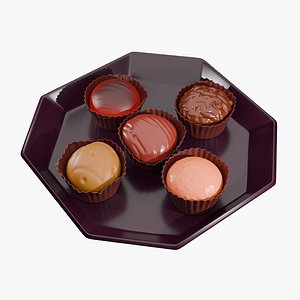 Cup Cake Dish 3D model