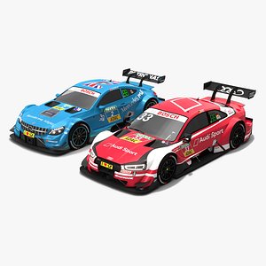 DTM Audi RS5 and Mercedes c63 AMG Cars Pack Season 2018