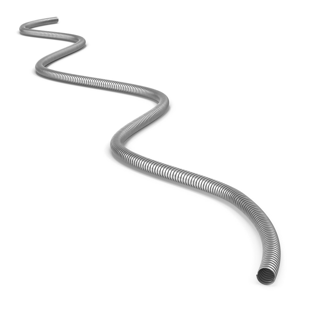 Steel Electrical Conduit 2.7 3D Model 3D model preview