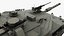 3D Dirty Israeli Tank Merkava 5 Olive