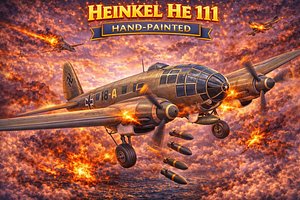Heinkel He 111 Hand-Painted