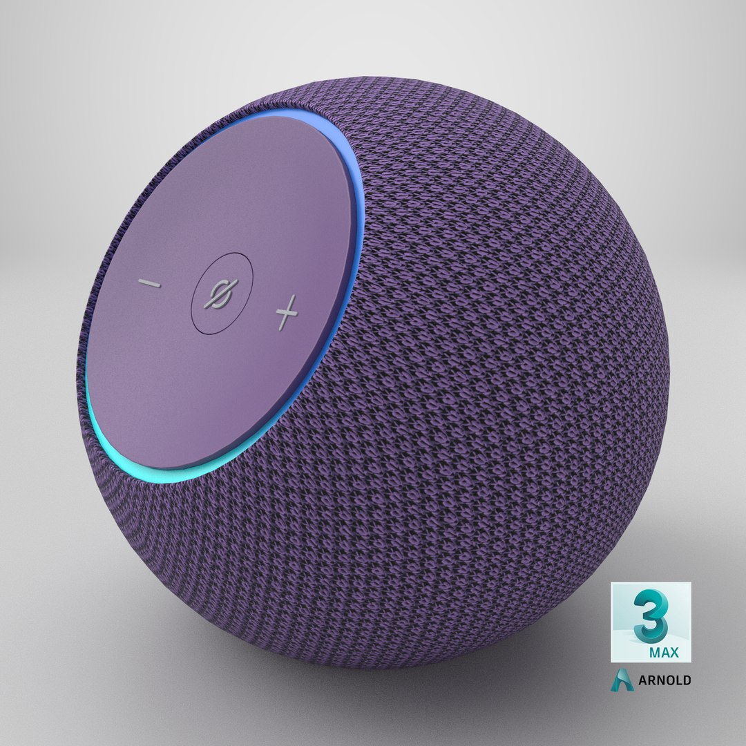 Amazon Echo Dot Max Amethyst 3D model https://p.turbosquid.com/ts-thumb/Uv/9Jrwmh/jl/stemcell_max_arnold_render/png/1763577951/1920x1080/fit_q87/8f3295c376624cc00b335e9571f4d28ff0d225c1/stemcell_max_arnold_render.jpg