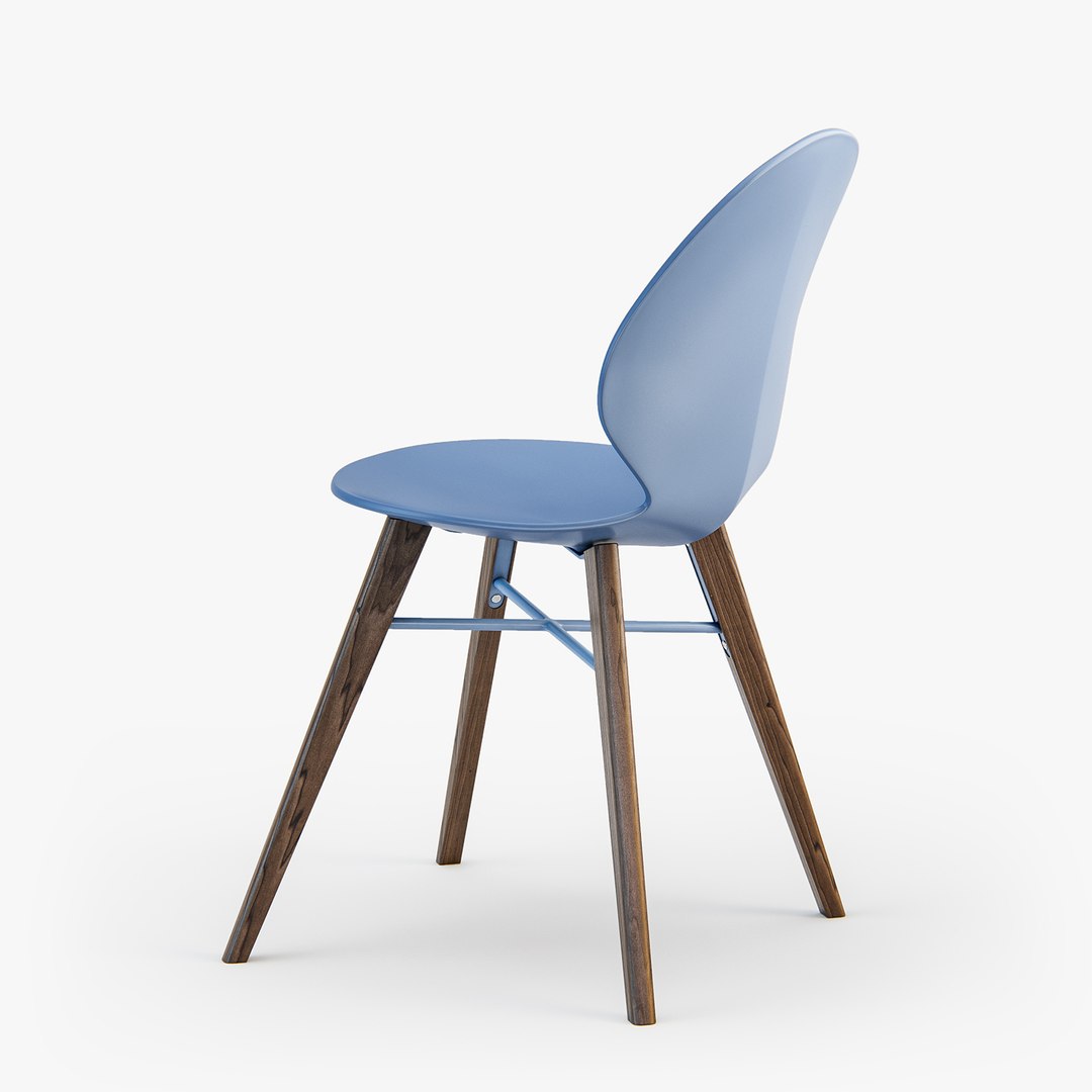 3D Calligaris Basil W Chair Wood Model - TurboSquid 1171785