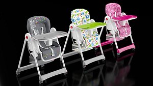 Prestige Baby Highchair 3D model