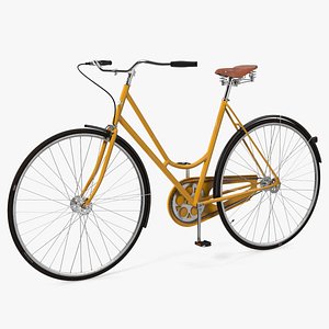 Classic City Bicycle 3D model