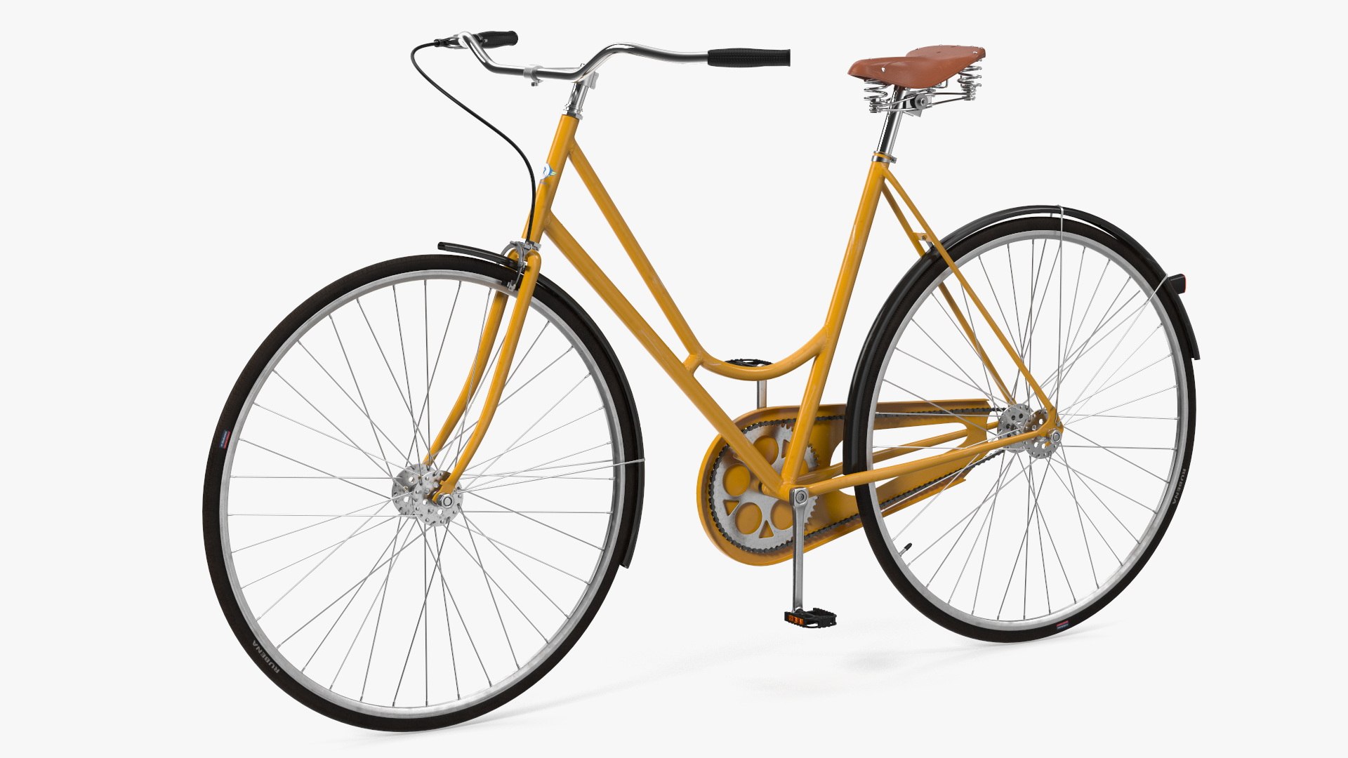 Classic City Bicycle 3D model preview